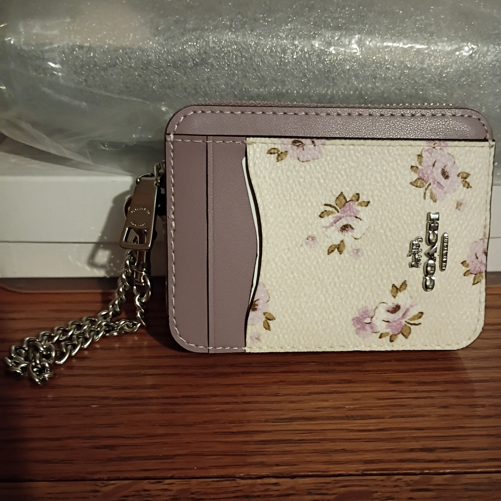 Coach Floral Card Holder - Picture 2 of 5